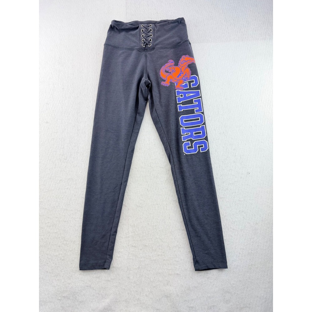 Victoria's Secret PINK Florida Gators Lace Up Leggings Women's XS Gray